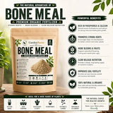 Bone Meal Organic Fertilizer for Strong Roots, Natural Phosphorus Rich Plant Food for Healthy
